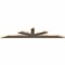 Ekena Millwork Saratoga Smooth Timber Gable Bracket, Douglas Fir, 108"W x 22"H x 3 1/2"D x 5 1/2"F, 5/12 Pitch GBW108X22X0406SAR00SDF - alternate 3
